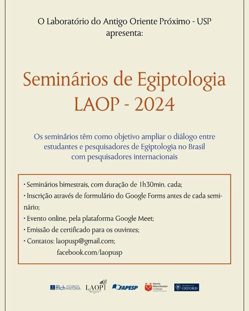 Seminários de Egiptologia LAOP - 2024